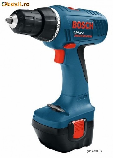 Bormasina/Surubelnita Electrica:BOSCH GSR 12-2 V (2 x 1,5 Ah NiCd) Economisiti 11% foto mare Bormasina/Surubelnita Electrica:BOSCH GSR 12-2 V (2 x 1,5 Ah NiCd) Economisiti 11% foto mare