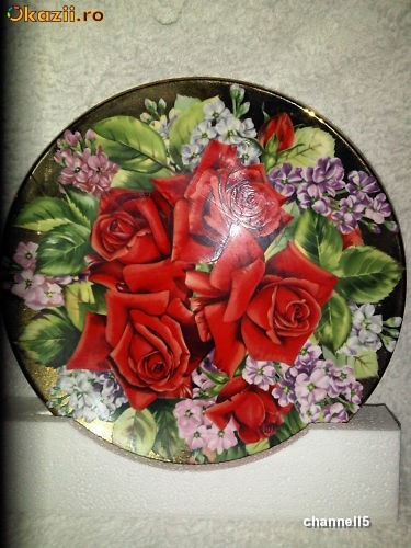 Farfurie " ROYAL WILLIAM ROSES " Farfurie " ROYAL WILLIAM ROSES "