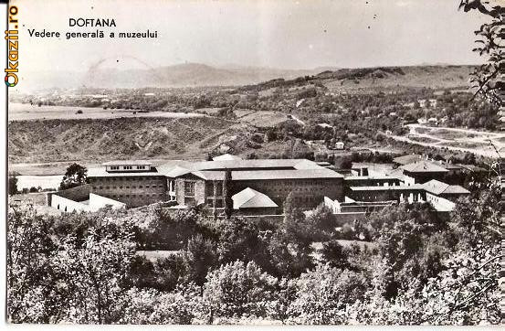 CP202-52 Doftana -Vedere generala a muzeului -RPR -carte postala, circulata 1964 -starea care se vede