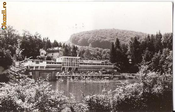 CP203-96 Sovata -lacul ,,URSU&quot; -RPR -carte postala, circulata 1965 -starea care se vede