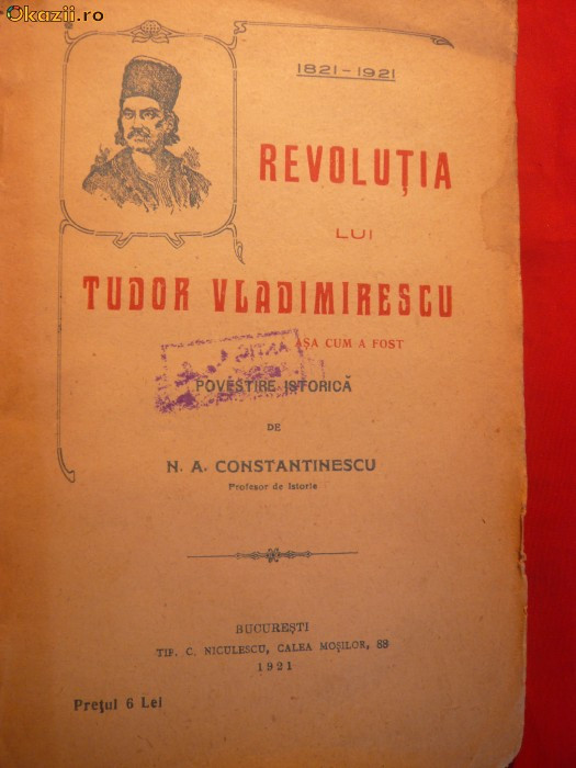 N.A.Constantinescu - Rev. lui T.Vladimirescu - ed.1921