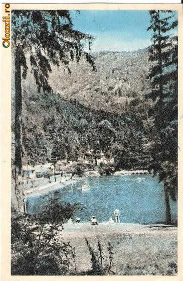 CP204-48 Vedere din Tusnad Bai -carte postala, circulata 1958 -starea care se vede