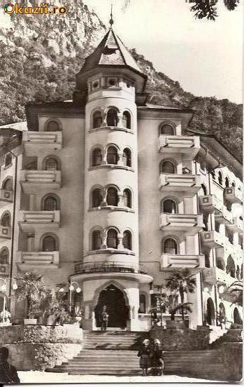 CP204-96 Baile Herculane. Hotel Cerna -carte postala, circulata 1969 -starea care se vede CP204-96 Baile Herculane. Hotel Cerna -carte postala, circulata 1969 -starea care se vede