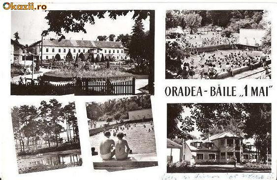 CP204-87 Oradea -Baile ,,1 Mai&quot; -RPR -carte postala, circulata 1962 -starea care se vede