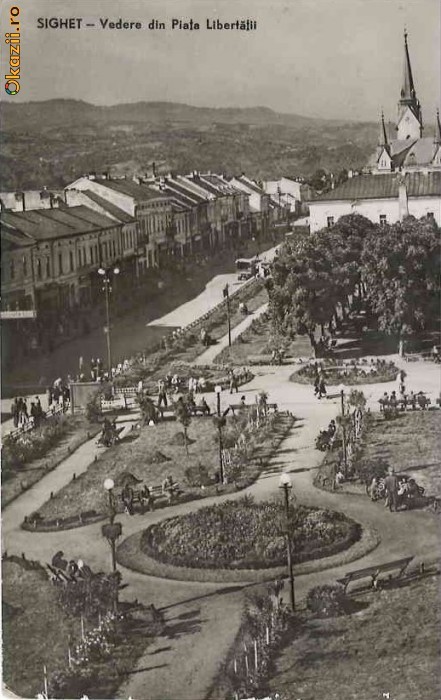 R 9755 Republica Populara Romana sighet vedere din piata libertatii circulata R 9755 Republica Populara Romana sighet vedere din piata libertatii circulata