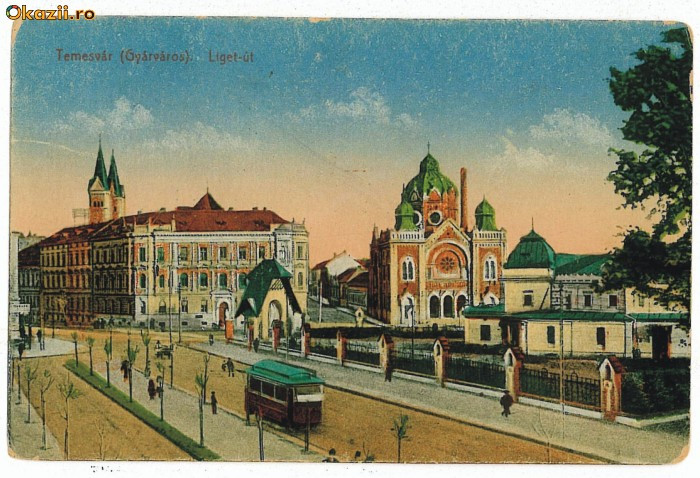 324 - TIMISOARA, Synagogue - old postcard - unused