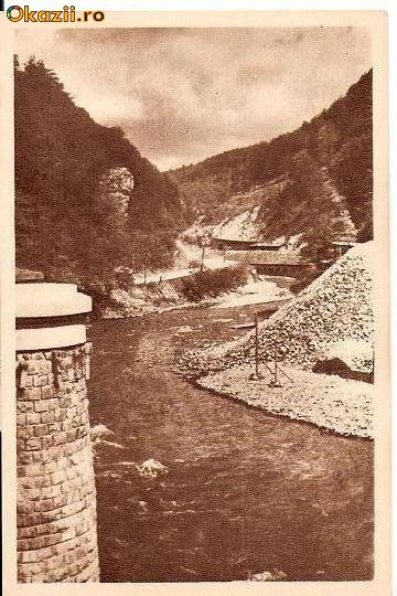 CP205-55 Valea Jiului -RPR -carte postala, circulata 1957 -starea care se vede