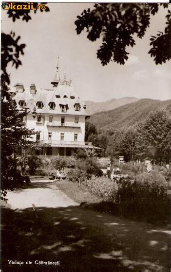 CP206-20 Vedere din Calimanesti -RPR -carte postala, circulata 1963 -starea care se vede