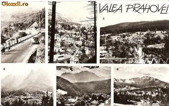 CP207-83 Valea Prahovei: Posada; Sinaia; Poiana Tapului; Busteni; Azuga; Predeal (pod)-carte postala necirculata -starea care se vede CP207-83 Valea Prahovei: Posada; Sinaia; Poiana Tapului; Busteni; Azuga; Predeal (pod)-carte postala necirculata -starea care se vede