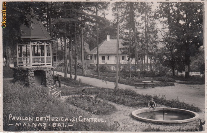 B14975 Covasna Malnas Bai Pavilion de Muzica si Centrul