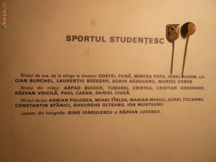 2 Insigne de Fotbal vechi -Sportul Studentesc + Calendar 1988