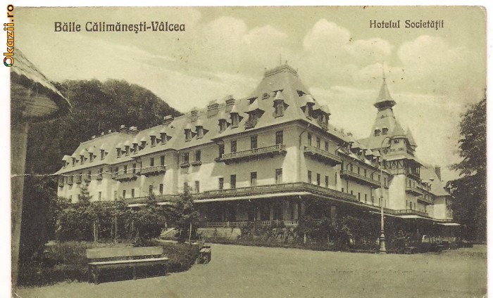 carte postala-VALCEA-Baile Calimanesti