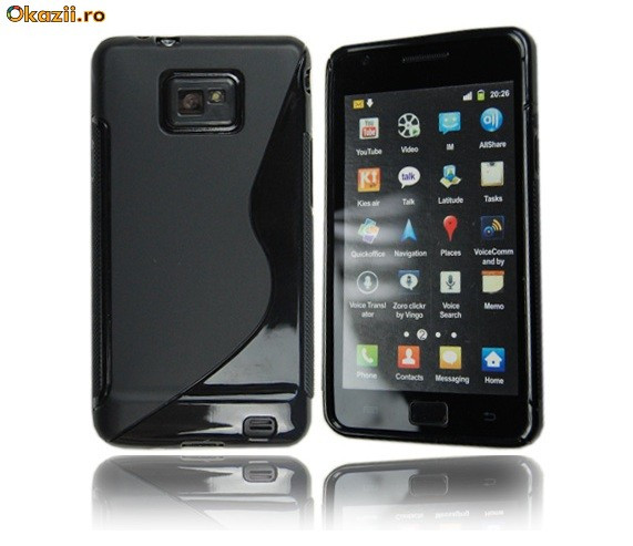 Husa silicon Samsung Galaxy s2 i9100 + folie protectie + expediere gratuita Posta - sell by PHONICA