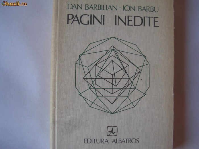 Pagini inedite- Dan Barbilian-Ion Barbu P8 Pagini inedite- Dan Barbilian-Ion Barbu P8