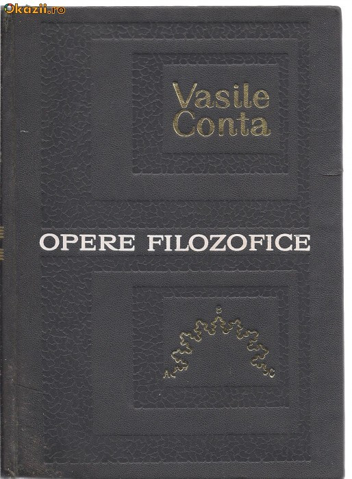 5A(380) Vasile Conta-OPERE FILOZOFICE 1967 5A(380) Vasile Conta-OPERE FILOZOFICE 1967
