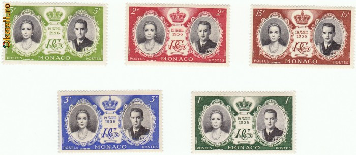 Serie Monaco 1956 - Casatoria princiara