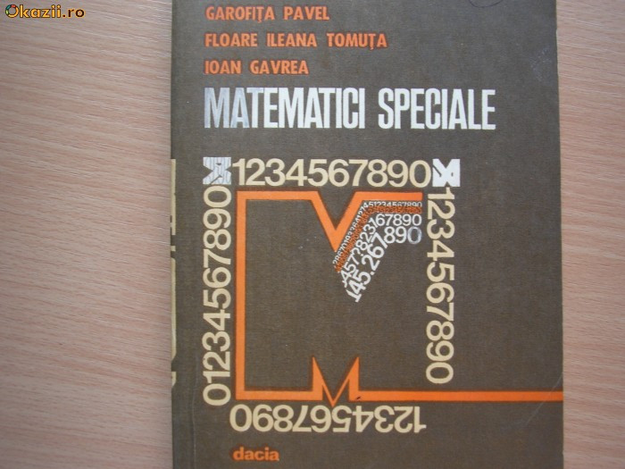 Matematici Speciale - Garofita Pavel Floare Ileana Tomuta Ioan Gavrea,c1