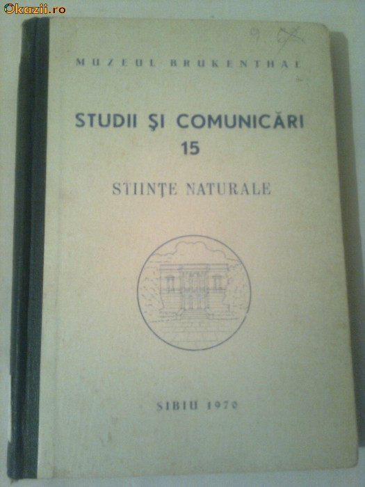 MUZEUL BRUKENTHAL ~ STUDII SI COMUNICARI (15) - STIINTE NATURALE