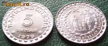 Indonezia 5 rupia 1979 UNC Indonezia 5 rupia 1979 UNC