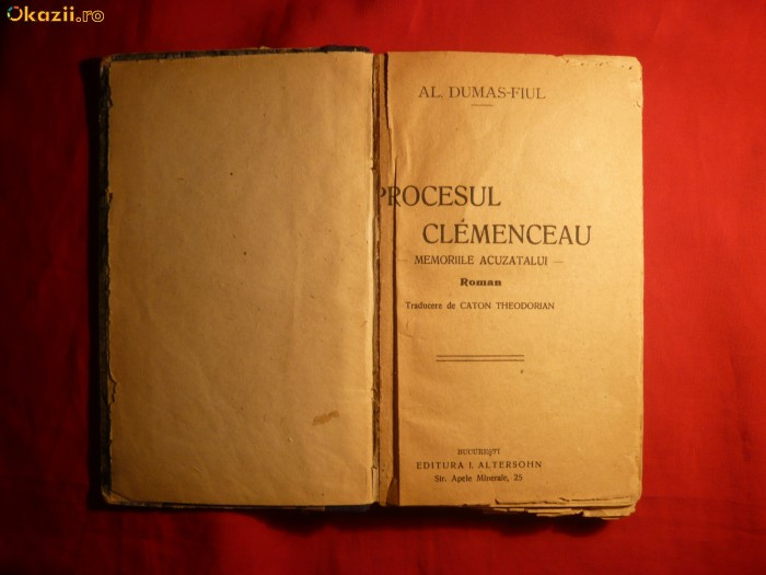 Al.Dumas Fiul - Procesul Clemenceau - Ed. 1921