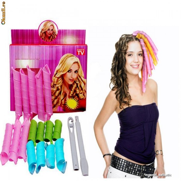 Bigudiuri Magic Leverag Pentru Un Par Ondulat Cu Bigudiurile Magic