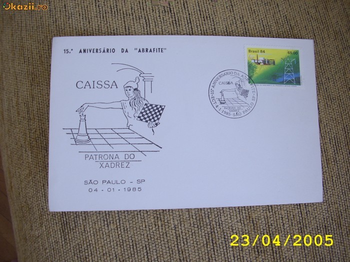 Brazilia 1985 plic special SAH Brazilia 1985 plic special SAH