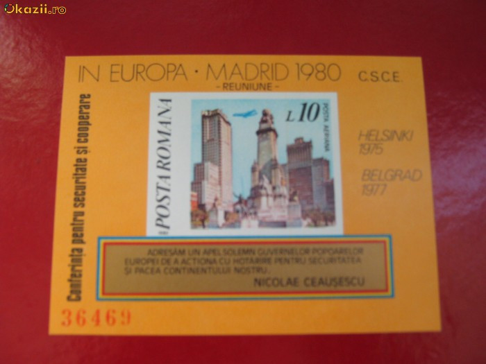 COLITA NEDANTELATA 1980 CSCE MADRID