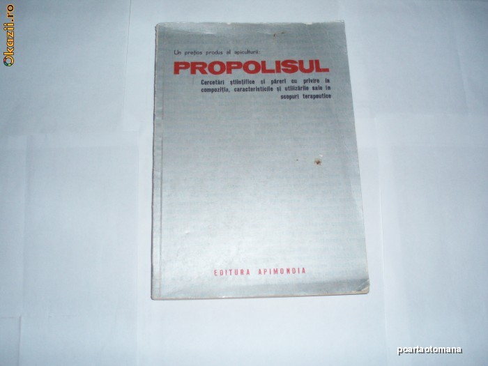 Propolis-Editia a II-a-/stuparit/apimondia/apicultura/albinelor/stuparului
