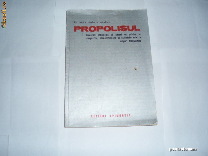 Propolis-Editia a II-a-/stuparit/apimondia/apicultura/albinelor/stuparului