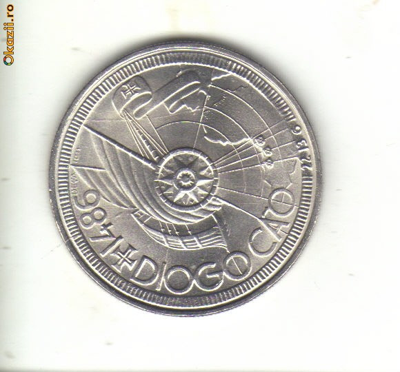 bnk mnd Portugalia 100 escudos 1987 unc Diogo Cao