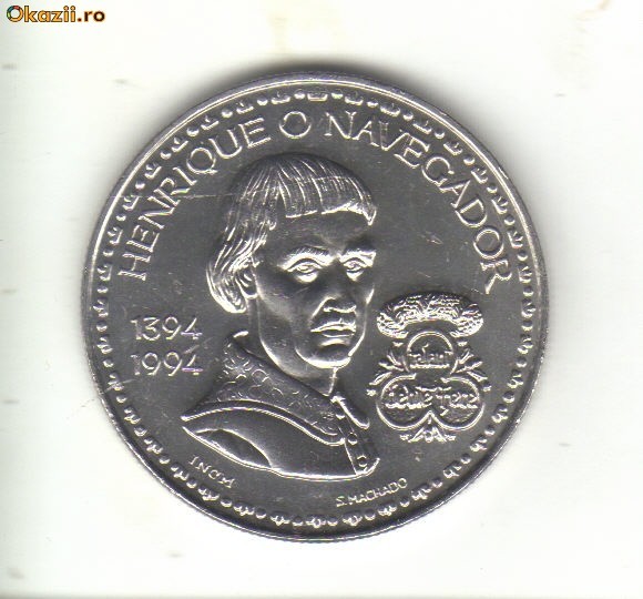 bnk mnd Portugalia 200 escudos 1994 unc , Henrique