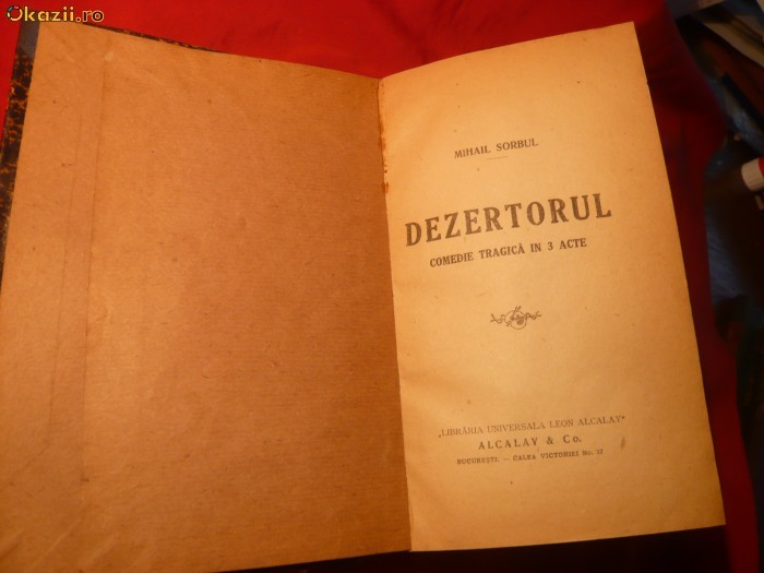 Mihail Sorbul - Dezertorul - 1918 - Teatru