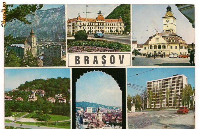 carte postala-BRASOV-Colaj