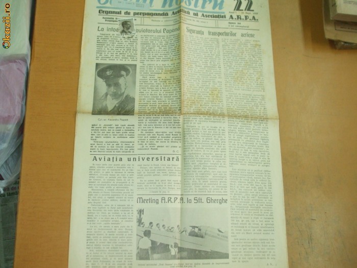 CERUL NOSTRU AN I 16 09 1937