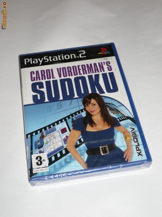 Joc Playstation 2 - PS2 - Carol Vorderman's SUDOKU - sigilat Joc Playstation 2 - PS2 - Carol Vorderman's SUDOKU - sigilat