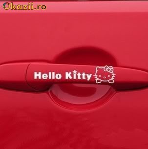 sticker auto Hello Kitty Decal Stickers 15 cm colant sticker auto Hello Kitty Decal Stickers 15 cm colant