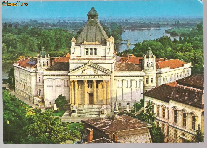 carte postala(marca fixa)-ARAD-Palatul Cultural(1)