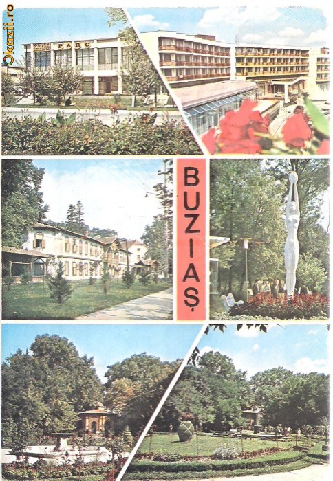 carte postala-BUZIAS-colaj