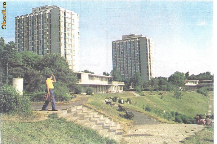 carte postala- EFORIE NORD - Hotelurile Meduza si Steaua de mare
