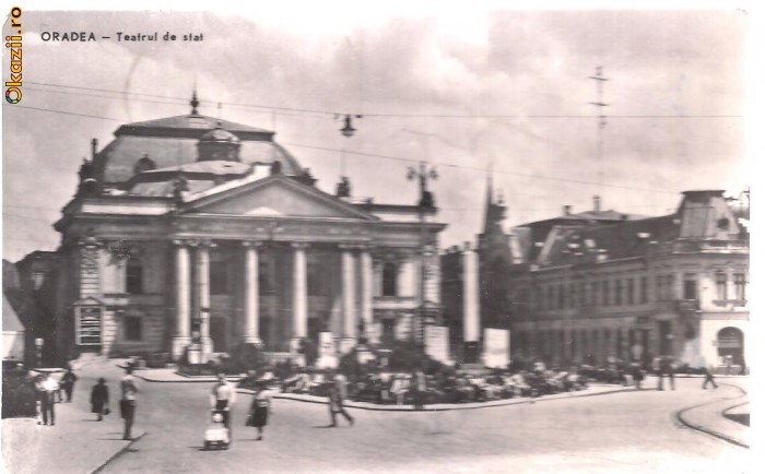 carte postala- ORADEA-Teatrul de stat