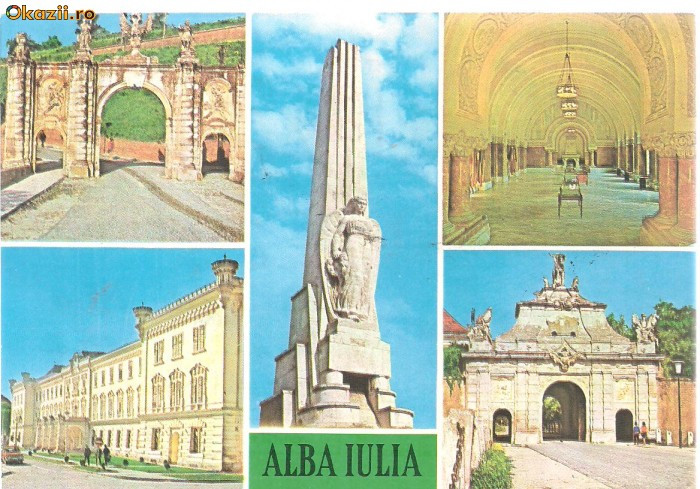 carte postala- ALBA IULIA-Colaj