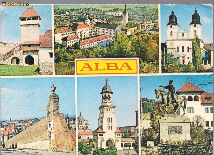 carte postala-ALBA - Colaj