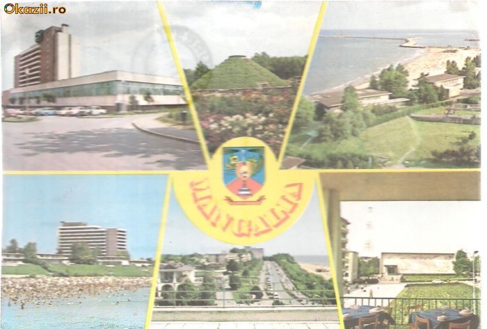 carte postala-MANGALIA - Colaj