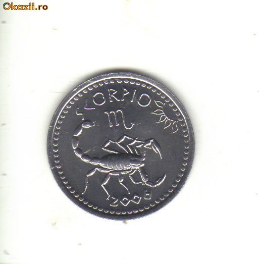 bnk mnd Somaliland 10 shillings 2006 unc , scorpion bnk mnd Somaliland 10 shillings 2006 unc , scorpion