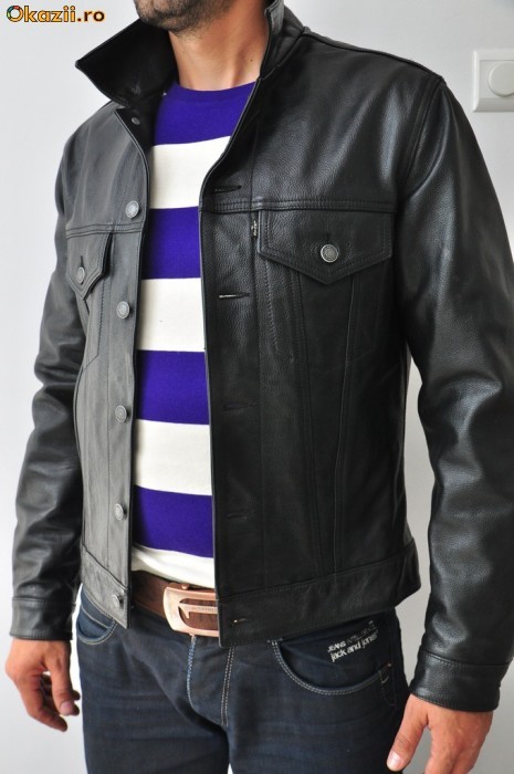 geaca de piele levis