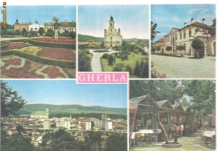 carte postala-GHERLA - Colaj