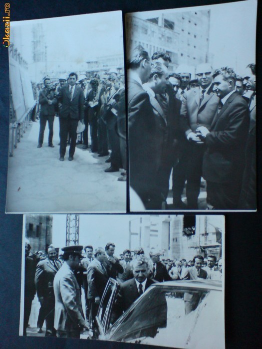 Fotografii Nicolae Ceausescu in vizita de lucru Fotografii Nicolae Ceausescu in vizita de lucru