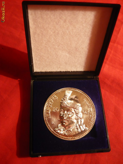 Medalie Argint - VLAD TEPES -cutie originala