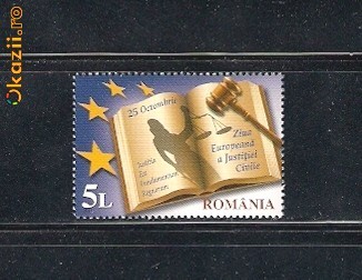 ROMANIA 2011 - ZIUA EUROPEANA A JUSTITIEI CIVILE , MNH - LP 1920
