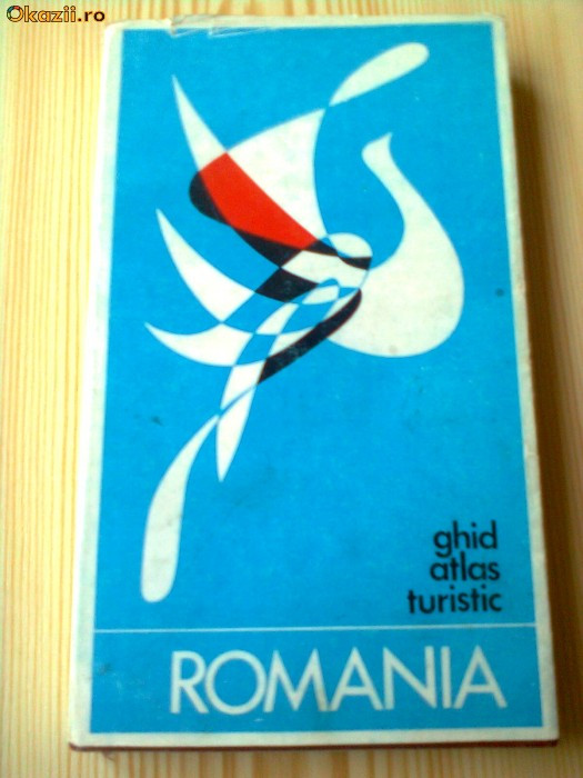 Romania Ghid atlas turistic editura stadion 1971 RSR harti turism calatorie